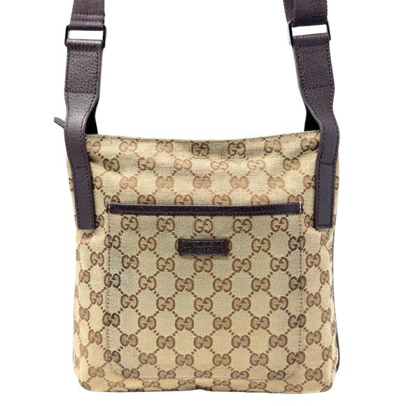 Gucci Bag GG Logo Supreme Guccissima Monogram Leather Crossbody Shoulder Tote - Picture 3 of 12